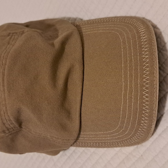 LL Bean 100% Cotton Canvas Cap, Old School Sporting Style, Khaki/Green, NWOT - Picture 8 of 10